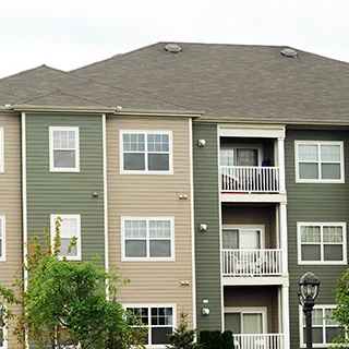 Apartment building exterior